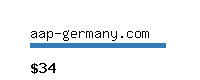 aap-germany.com Website value calculator