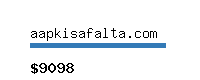 aapkisafalta.com Website value calculator