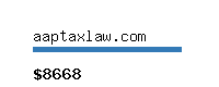 aaptaxlaw.com Website value calculator