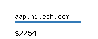 aapthitech.com Website value calculator