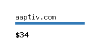 aaptiv.com Website value calculator