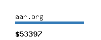 aar.org Website value calculator