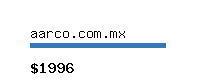 aarco.com.mx Website value calculator