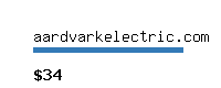 aardvarkelectric.com Website value calculator