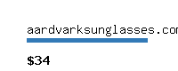 aardvarksunglasses.com Website value calculator