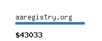 aaregistry.org Website value calculator