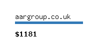 aargroup.co.uk Website value calculator