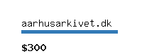 aarhusarkivet.dk Website value calculator