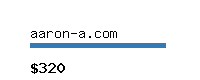 aaron-a.com Website value calculator