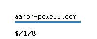 aaron-powell.com Website value calculator