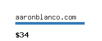 aaronblanco.com Website value calculator