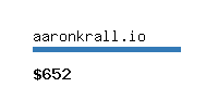 aaronkrall.io Website value calculator