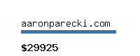 aaronparecki.com Website value calculator