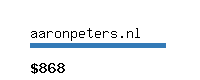 aaronpeters.nl Website value calculator