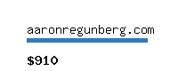 aaronregunberg.com Website value calculator