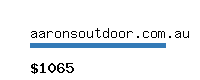 aaronsoutdoor.com.au Website value calculator