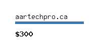 aartechpro.ca Website value calculator