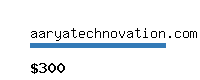 aaryatechnovation.com Website value calculator