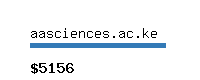 aasciences.ac.ke Website value calculator