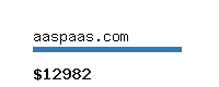 aaspaas.com Website value calculator