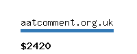 aatcomment.org.uk Website value calculator