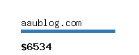 aaublog.com Website value calculator