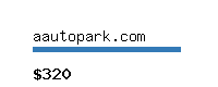 aautopark.com Website value calculator