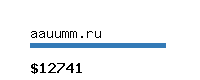 aauumm.ru Website value calculator