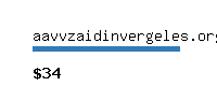 aavvzaidinvergeles.org Website value calculator