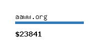 aaww.org Website value calculator