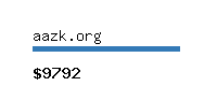 aazk.org Website value calculator