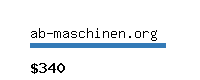 ab-maschinen.org Website value calculator