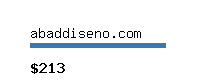 abaddiseno.com Website value calculator