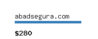 abadsegura.com Website value calculator