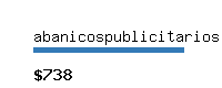 abanicospublicitarios.com Website value calculator