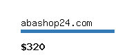 abashop24.com Website value calculator