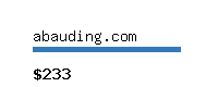 abauding.com Website value calculator