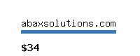 abaxsolutions.com Website value calculator