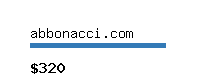 abbonacci.com Website value calculator