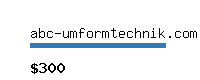 abc-umformtechnik.com Website value calculator