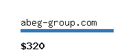 abeg-group.com Website value calculator