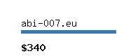 abi-007.eu Website value calculator