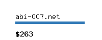 abi-007.net Website value calculator