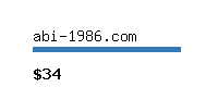 abi-1986.com Website value calculator