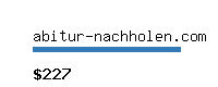 abitur-nachholen.com Website value calculator