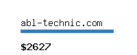 abl-technic.com Website value calculator