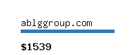 ablggroup.com Website value calculator