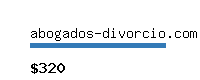 abogados-divorcio.com Website value calculator