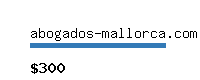 abogados-mallorca.com Website value calculator