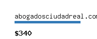 abogadosciudadreal.com Website value calculator